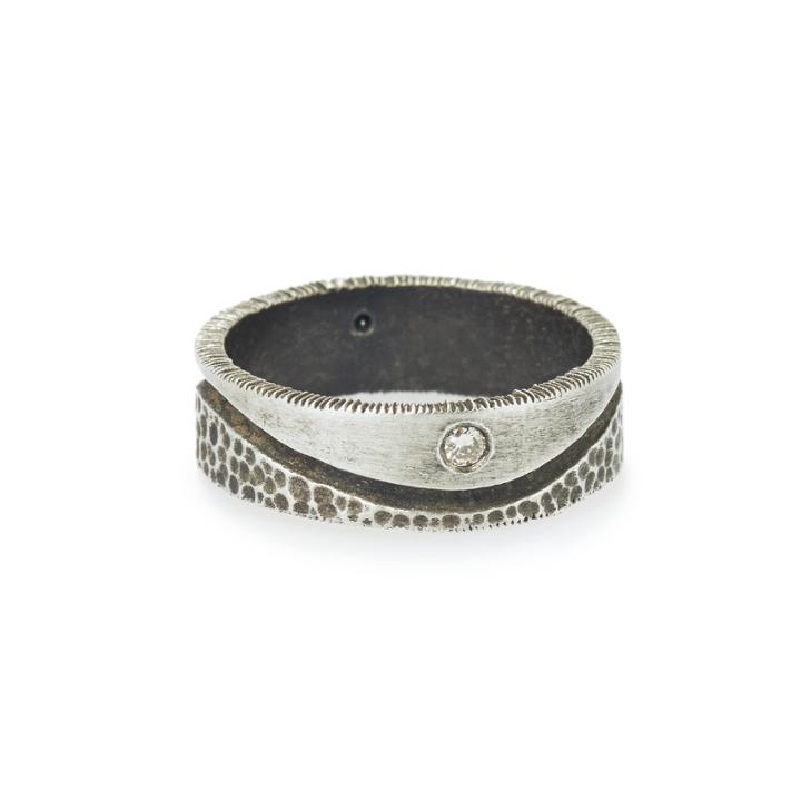 Elizabeth Buenaventura - Oxidized Duality Men Ring