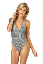 Montce Swim - Gingham Denise Austin One-piece