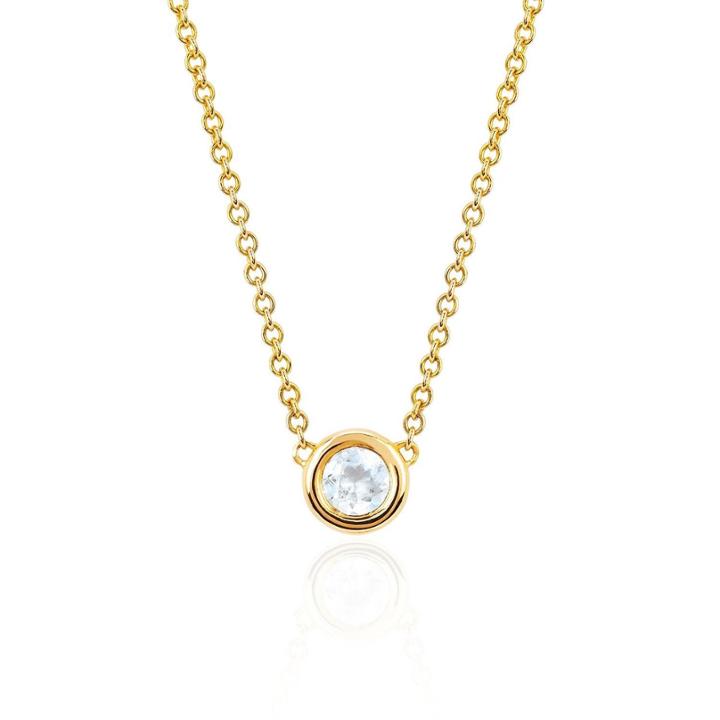 Logan Hollowell - New! Single Bezel Station Moonstone Necklace
