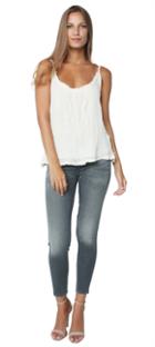 Jen's Pirate Booty - Raw Edge Tank Natural