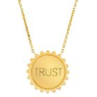 Logan Hollowell - Trust The Universe Large Sunshine Necklace Solid