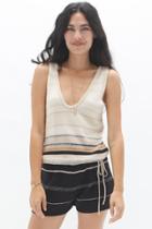 Goddis - Travis Romper In Coastal Sand