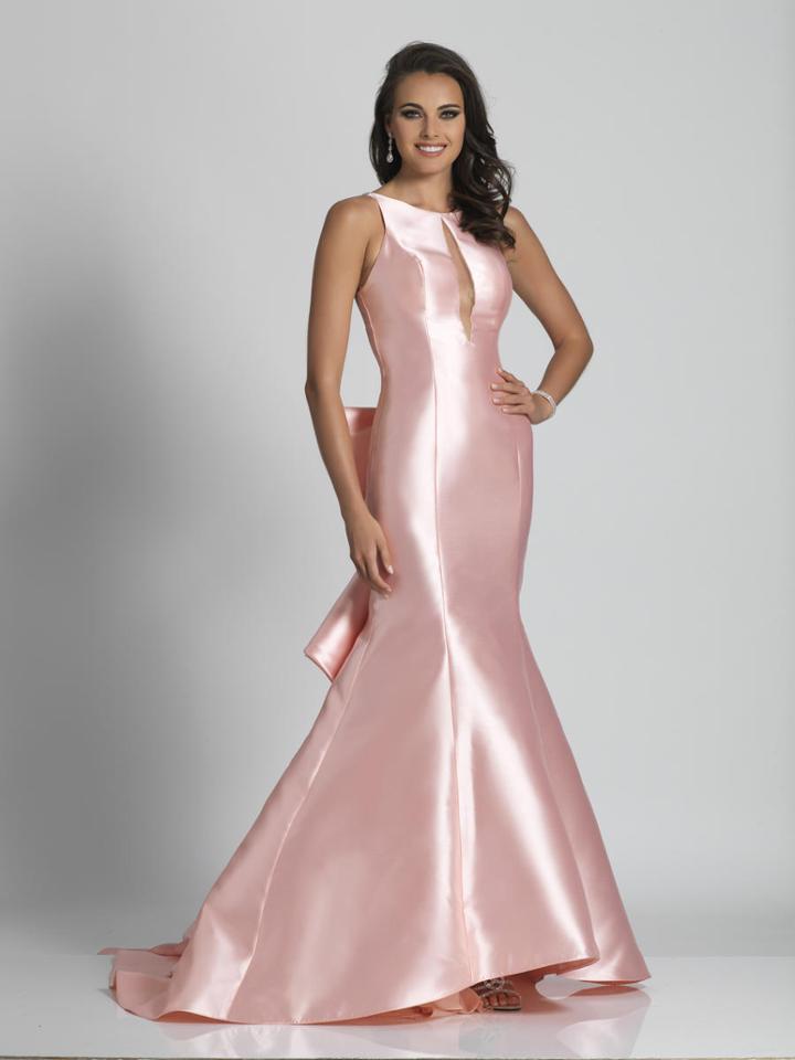 Dave & Johnny - A6447 Ruffled Bateau Mermaid Dress
