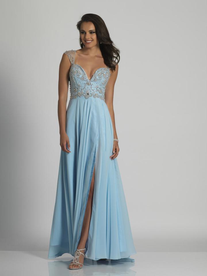 Dave & Johnny - A6183 Embellished Sweetheart A-line Dress