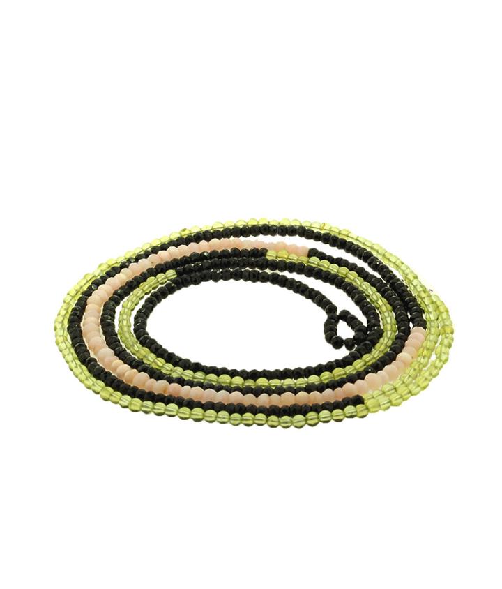 Lori Kaplan Jewelry - Black Spinel With Pink Opal And Peridot / Necklace