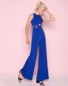 Mac Duggal - 25625l Keyhole Accented Sleeveless Jumpsuit
