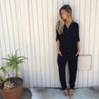 Tysa - Yes We Can Jumpsuit In Black