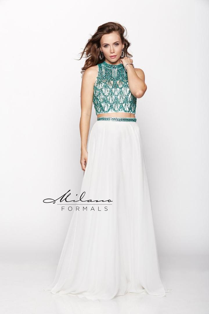 Milano Formals - Immaculate Two-piece A-line Dress E1955