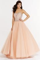 Alyce Paris - 1228 Strapless Embellished Sweetheart Ballgown