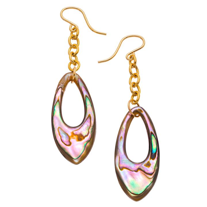 Heather Hawkins - Abalone Shell Earrings