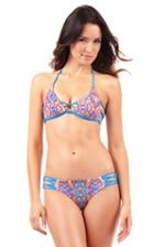 Voda Swim - Zanzibar Envy Push Up Strappy String Bikini Top