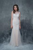 Nina Canacci - 4162 Sleeveless Bateau Illusion Lace Evening Gown