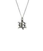 Femme Metale Jewelry - Love Letter B Charm Necklace