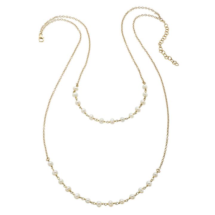 Heather Hawkins - Stella Draped Freshwater Pearl Necklace
