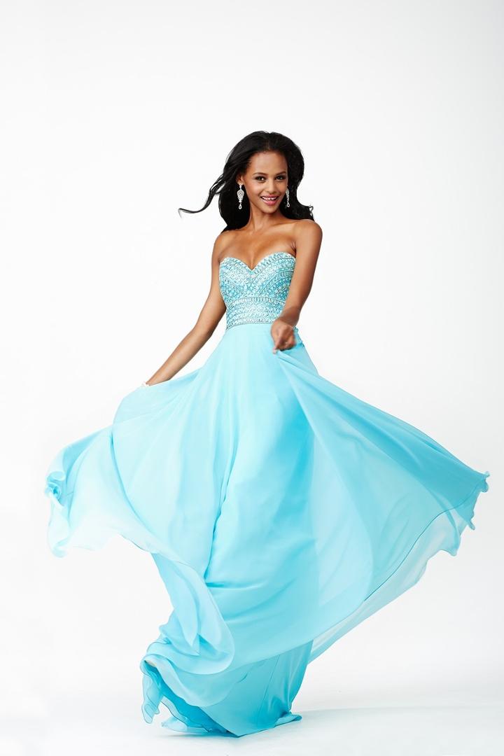 Jovani - Jvn98311 Strapless Crystal Ornate Bodice Gown