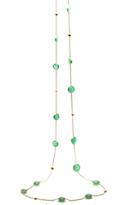 Tresor Collection - Crysophrase Long Station Necklace In 18k Yellow Gold