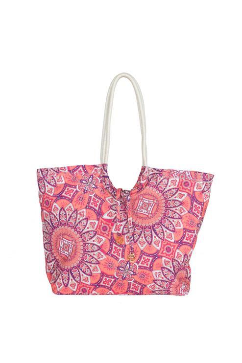 Helen Jon - Reversible Beach Tote - Jamie Plumberry