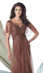 Montage By Mon Cheri - 114905 Long Dress In Brown