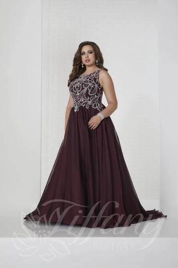 Tiffany Designs - 16316 Sleeveless Embellished A-line Gown
