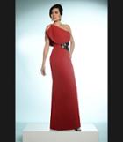 Daymor Couture - One-shoulder Sheath Dress 807