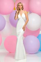 Zoey Grey - Plunging Long Dress 30829