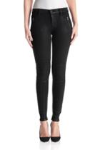 Hudson Jeans - Wm4045ten Stark Moto Pant In Noir Coated