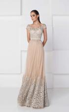 Saiid Kobeisy - Scoop Neck Lace Evening Gown 2778
