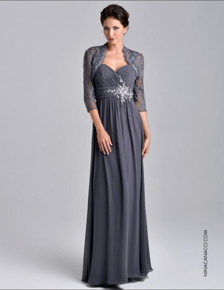 Nina Canacci - M224 Dress In D/gray