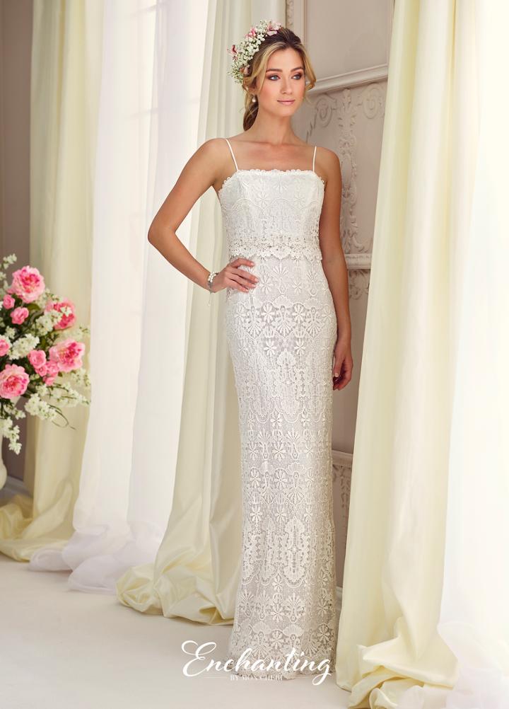 Enchanting By Mon Cheri - 217121 Two Piece Fitted Wedding Dress