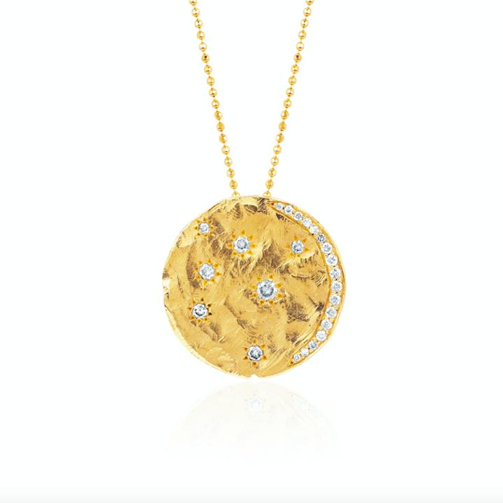 Logan Hollowell - New! 18k Starry Night Coin Necklace