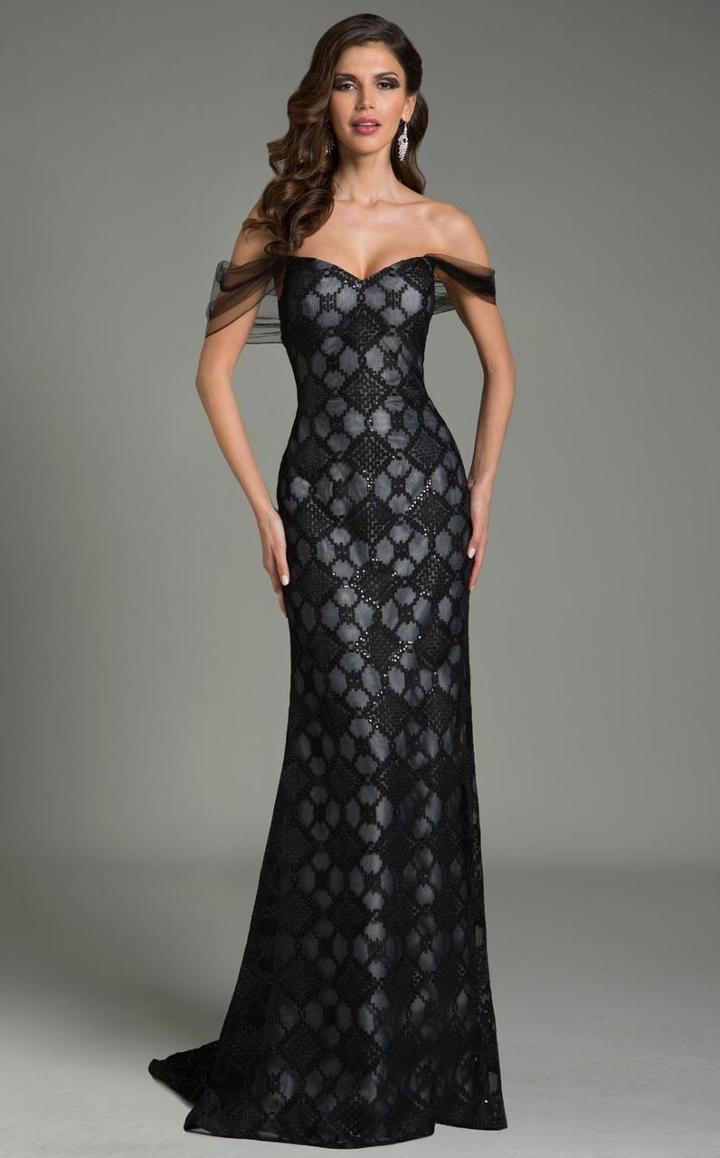 Feriani Couture - 18553 Off The Shoulder Evening Gown