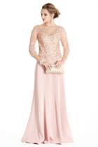 Aspeed - M1873 Sequined Floral Lace Mother Of Bride Dress