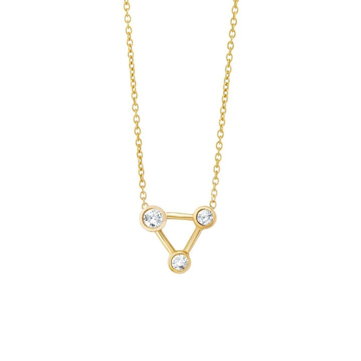 Logan Hollowell - New! Large Summer Triangle Diamond Necklace