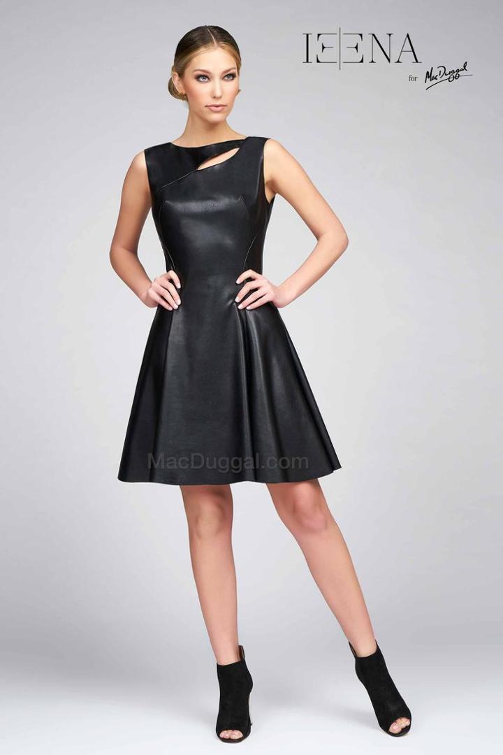 Ieena For Mac Duggal - 55064 Sleeveless Dress In Black