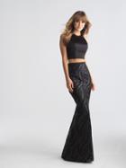 Madison James - 18-626 Two Piece Fitted Evening Dress