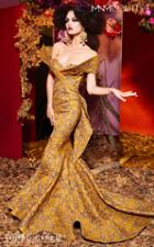 Mnm Couture - 2426 Embellished Off Shoulder Fitted Gown