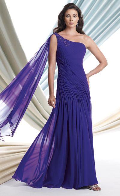 Montage By Mon Cheri - 113927 Long Dress In Iris