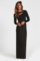 Donna Mizani - Keyhole Cut Out Gown