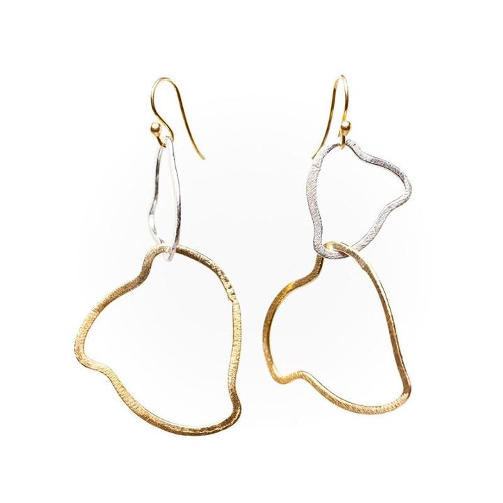 Ashley Schenkein Jewelry - Barcelona Organic Circle Earrings