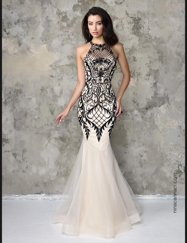 Nina Canacci - Long Embellished Bodice Prom Dress 4101