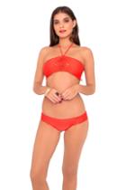 Luli Fama - Pineapple Fields Weave Full Bottom In Luli Red (l479622)