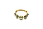 Tresor Collection - Gemstone Stackable Ring Band In 18k Yellow Gold Default Title