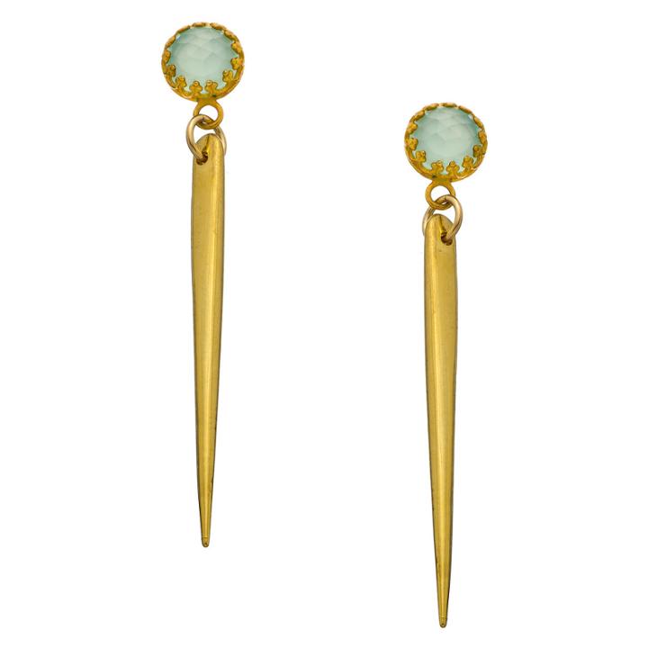 Heather Hawkins - Splendor Rose Cut Dagger Earrings - Multiple Colors