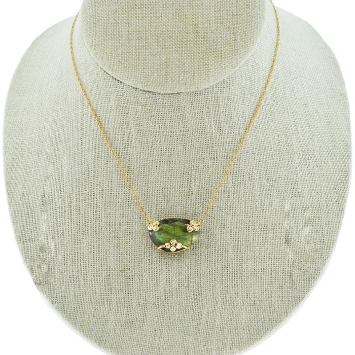 Mabel Chong - Labradorite With Diamond