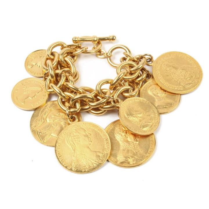 Ben-amun - Moroccan Coin Multi Layer Coin Bracelet