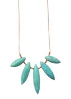 Heather Gardner - Turquoise Spike Choker Necklace