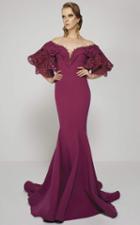 Mnm Couture - 2364 Exquisite Cutout Off Shoulder Long Gown