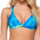 Luli Fama - Antojitos Del Mar Crystalized Adjustable Back Halter In Multi-color (l354437)