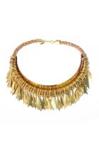 Elizabeth Cole Jewelry - Rosa Necklace Gold