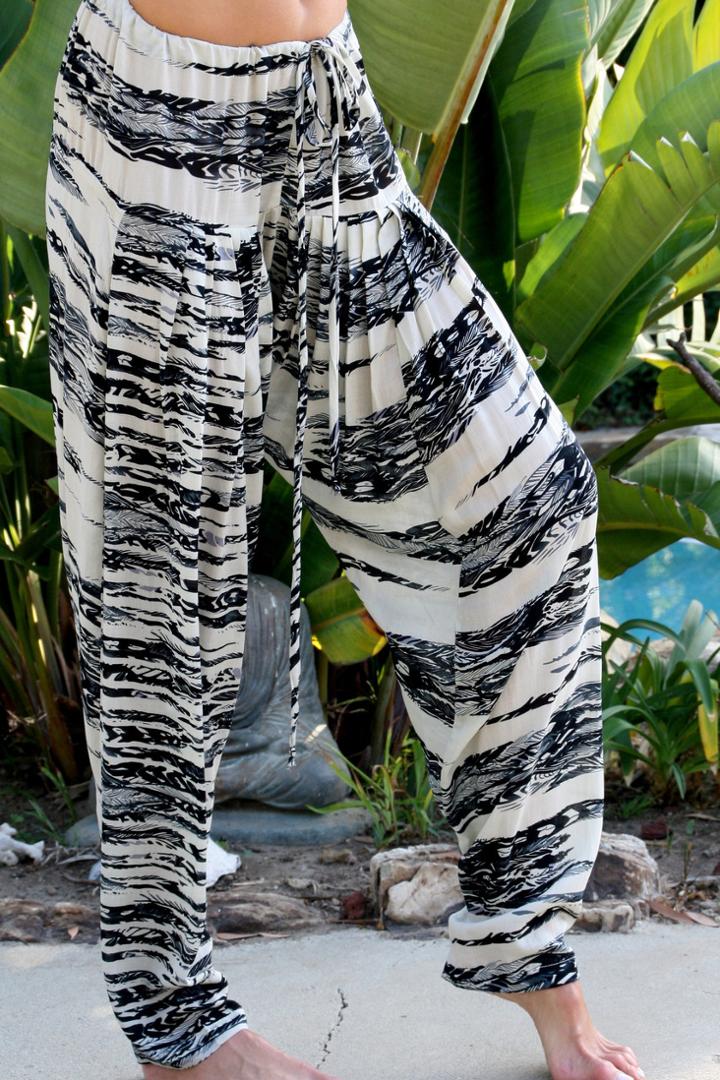 O'keefe Pant In Black Feather